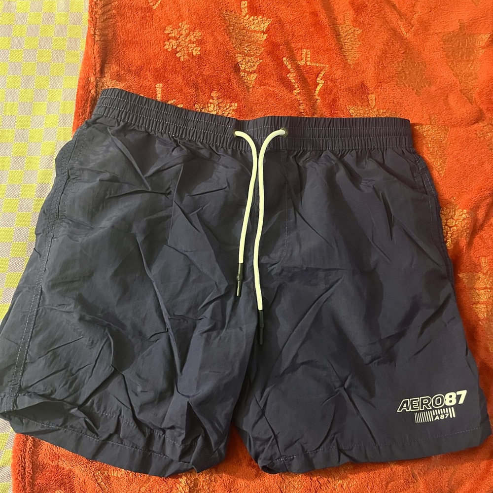 Aero 87  Navy blue Shorts